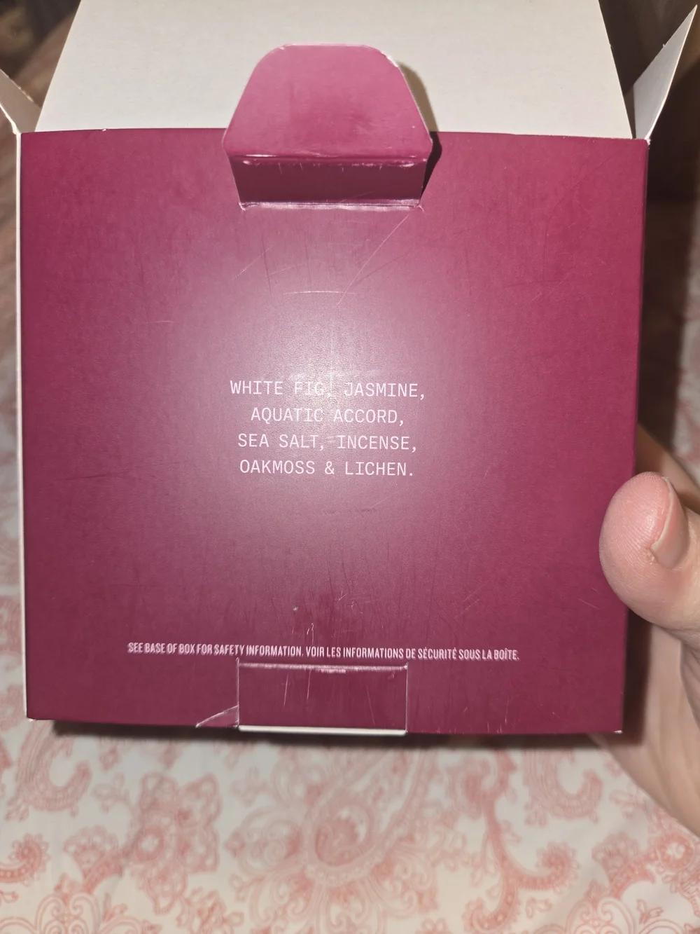Pottery Barn White Fig & Jasmine Medium Candle 13 oz